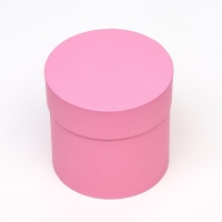 Шляпная коробка розовая, 13 х 13 см