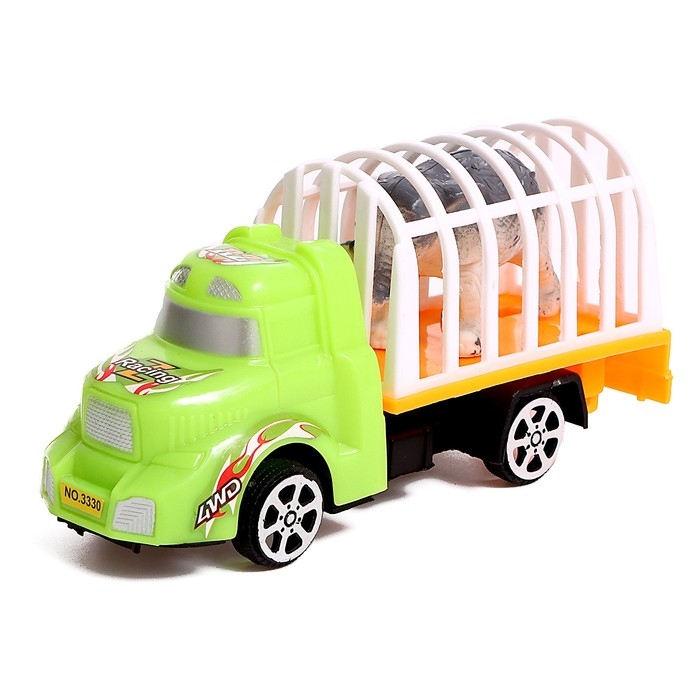 Грузовик инерционный &laquo;Перевозчик&raquo;, с животным, МИКС