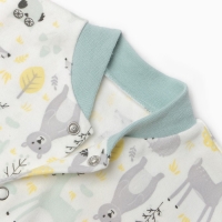 Комбинезон детский, цвет молочный/звери, рост 62 см Комбинезон детский, цвет молочный/звери, рост 62 см