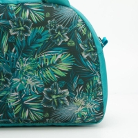 Сумка спортивная на молнии с подкладкой, наружный карман, средний размер, цвет бирюзовый Сумка спортивная на молнии с подкладкой, наружный карман, средний размер, цвет бирюзовый