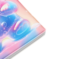 Записная книжка подарочная на гребне 80л,линия, цветной блок,обложка ПВХ 3D Мишка(17,6х13,5см) 105 Записная книжка подарочная на гребне 80л,линия, цветной блок,обложка ПВХ 3D Мишка(17,6х13,5см) 105