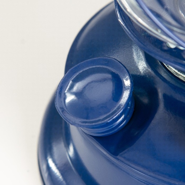 Керосиновая лампа декоративная синий 14х18х27,5 см RISALUX Керосиновая лампа декоративная синий 14х18х27,5 см RISALUX