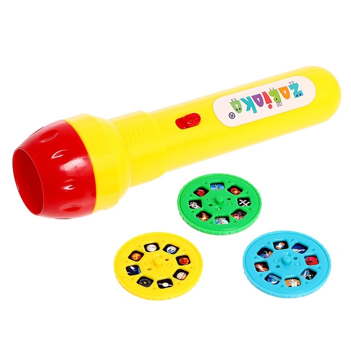 Проектор-фонарик &laquo;Космос&raquo;, 3 слайда, 24 картинки, МИКС