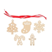 Набор для творчества &laquo;Роспись по дереву&raquo; 5 шт., с ленточкой