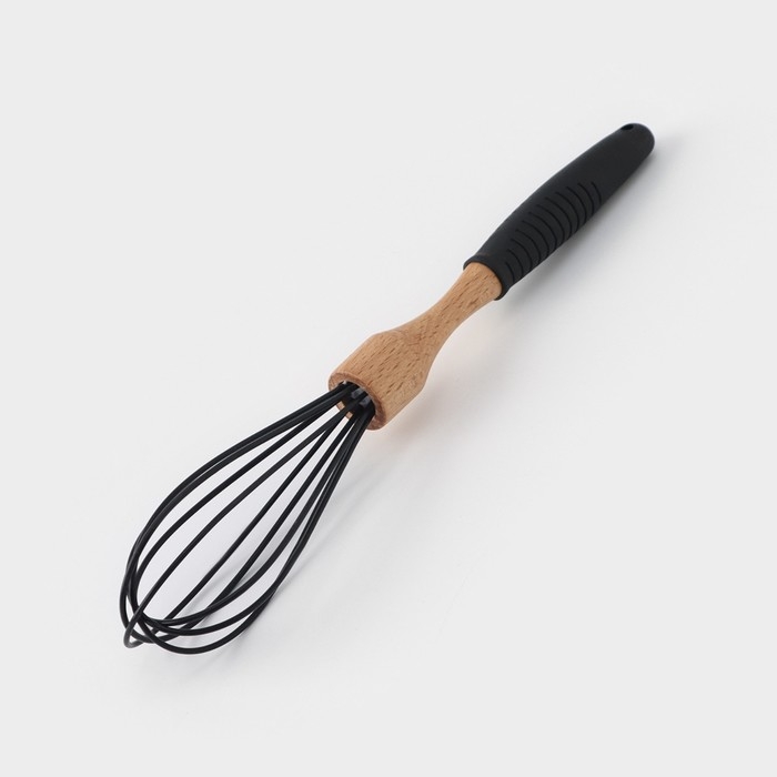 Венчик для взбивания Доляна &laquo;Макота&raquo;, 28 см, цвет чёрный