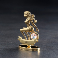 Сувенир знак зодиака «Дева», 7х2,3х9 см, с кристаллом Сувенир знак зодиака «Дева», 7х2,3х9 см, с кристаллом