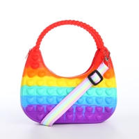 Сумка детская для девочки на молнии &laquo;Выбражулька&raquo;, pop it, цвет разноцветный