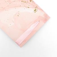 Пакет подарочный под бутылку,"C любовью",13 &times; 32 &times; 11,3 см