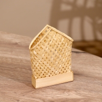 Салфетница плетёная, из бамбука 11х5х14 см Салфетница плетёная, из бамбука 11х5х14 см