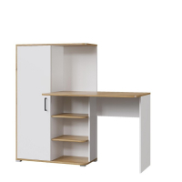 Стол компьютерный Лайт, 1420х356х1282, Белый/Дуб золотой Стол компьютерный Лайт, 1420х356х1282, Белый/Дуб золотой