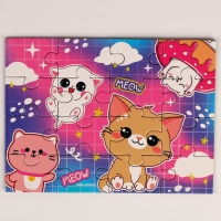 Пазлы с мягкой игрушкой «Котик» Пазлы с мягкой игрушкой «Котик»