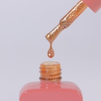 Гель лак для ногтей &laquo;COLOR CHROME&raquo;, 3-х фазный, 10 мл, LED/UV, цвет золотистый (66)