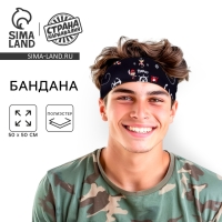 Бандана «Пират», детская, 50х50 см Бандана «Пират», детская, 50х50 см