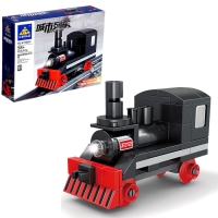 Конструктор «ЖД. Паровоз», с запуском, 58 деталей Конструктор «ЖД. Паровоз», с запуском, 58 деталей