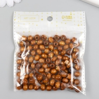 Бусины для творчества дерево "Натуральные" d=0,8 см набор 20 гр Бусины для творчества дерево "Натуральные" d=0,8 см набор 20 гр