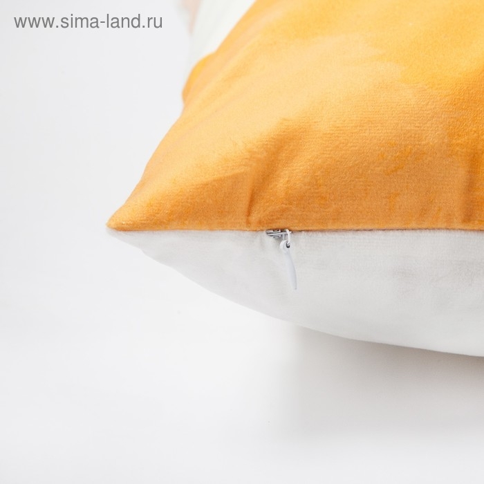 Наволочка декоративная &laquo;Этель&raquo; Aurora 40х40 см, 100% п/э, велюр