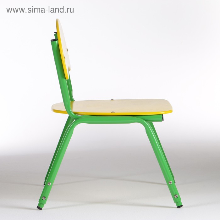 Стул детский штабелируемый Сема гр.1-3, Желтый/Зеленый Стул детский штабелируемый Сема гр.1-3, Желтый/Зеленый