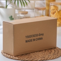 Набор банок для сыпучих продуктов Grey, 11×18 см, 3 шт, цвет серый Набор банок для сыпучих продуктов Grey, 11×18 см, 3 шт, цвет серый