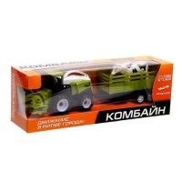 Комбайн инерционный &laquo;Фермер&raquo;, с прицепом