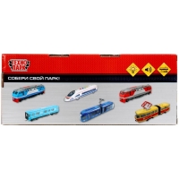 Модель «Трамвай», 21,5 см, 3 кнопки, свет-звук, инерция, цвет жёлтый Модель «Трамвай», 21,5 см, 3 кнопки, свет-звук, инерция, цвет жёлтый