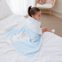 Полотенце детское Крошка Я "Magic" 95х100&plusmn;5 см, цвет голубой, 100% хлопок, 280 г/м2