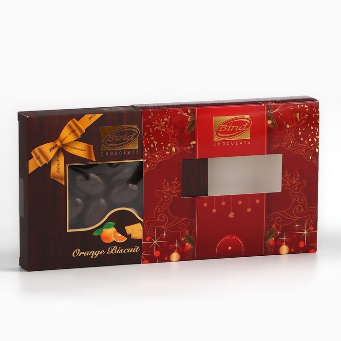 Шоколадное драже Шоколадное драже "Бисквит в шоколаде" со вкусом апельсина, 100 г