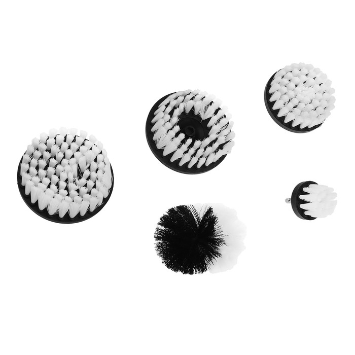 Насадка на дрель для чистки дисков средней жесткости, набор 5 шт Насадка на дрель для чистки дисков средней жесткости, набор 5 шт