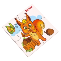 Развивающие пазлы из дерева &laquo;Лесные животные&raquo;