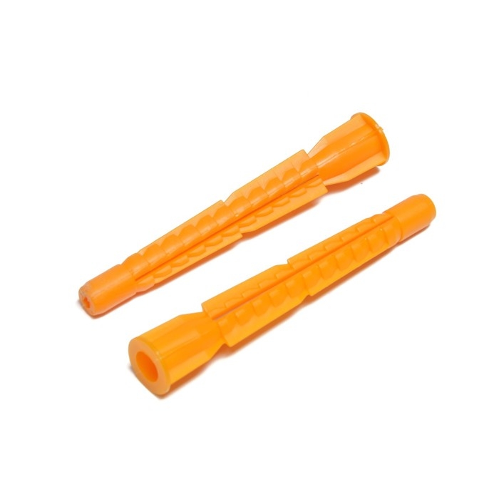 Дюбель "ТУНДРА", универсальный, с бортом, полипропиленовый, 8x72 мм, 500 шт