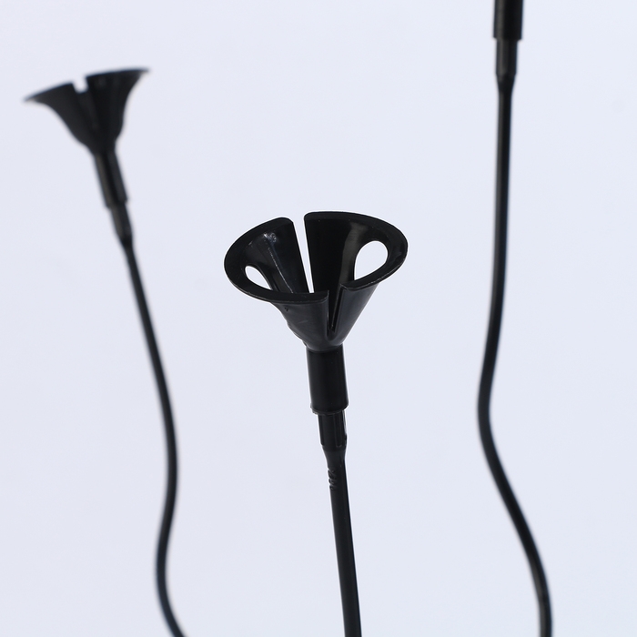 Набор &laquo;ВОЛНА&raquo;, палочка+держатель+подставка, набор 5 шт., чёрный