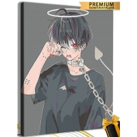 Картина по номерам &laquo;Милый парень&raquo; холст на подрамнике, 40 &times; 50 см