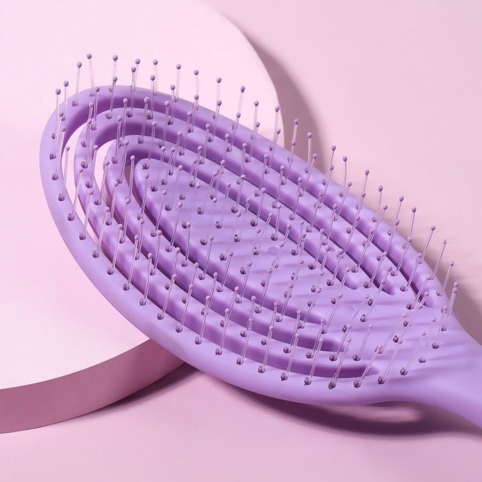 Расчёска массажная, вентилируемая, 7 × 23,5 см, цвет МИКС Расчёска массажная, вентилируемая, 7 × 23,5 см, цвет МИКС