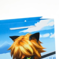 Пакет подарочный &laquo;Леди Баг и Супер-Кот&raquo;, 220х310х100, голубой