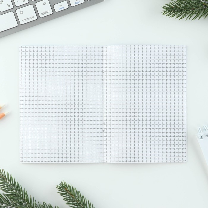 Подарочный набор новогодний  &laquo;Волшебство рядом&raquo;: блокнот, карандаши, наклейки и значок