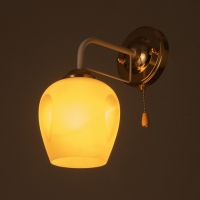 Бра "Майли" 1х60Вт Е27 Белый,золото 21х12х26,5см Бра "Майли" 1х60Вт Е27 Белый,золото 21х12х26,5см