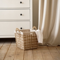 Корзина для хранения SL Home, ручное плетение, с ручками, квадратная, джут, 33×33×36 см Корзина для хранения SL Home, ручное плетение, с ручками, квадратная, джут, 33×33×36 см