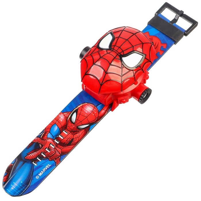 Часы проектор &laquo;Человек-паук&raquo;, свет