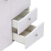 Комплект мебели: Тумба "Тура 60" + раковина "Амур 60", 59 х 29,6 х 82 см,