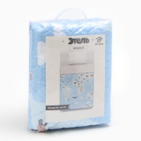 Покрывало "Этель" 1,5 сп Around the world 145*210±5 см, микрофибра Покрывало "Этель" 1,5 сп Around the world 145*210±5 см, микрофибра