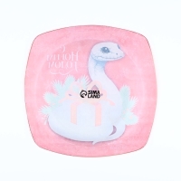 Тарелка плоская новогодняя Дорого внимание &laquo;С Новым годом!&raquo;, 20 см, стекло