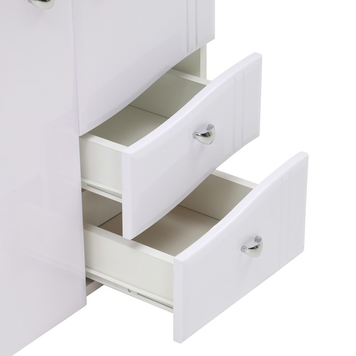 Комплект мебели: Тумба "Тура 60" + раковина "Амур 60", 59 х 29,6 х 82 см,