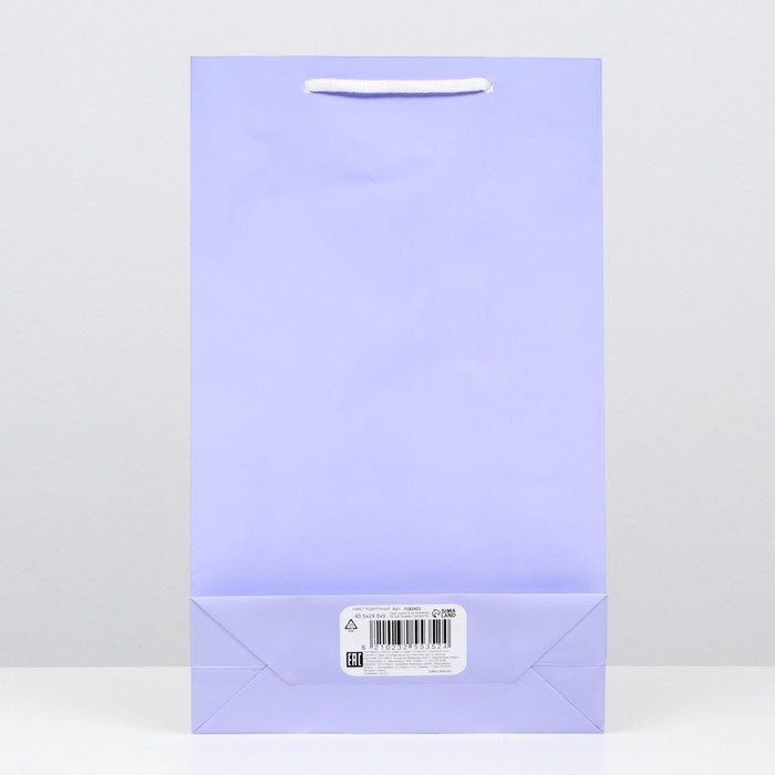 Пакет ламинированный, сиреневый, 40,5 х 24,8 х 9 см, набор 12 шт. Пакет ламинированный, сиреневый, 40,5 х 24,8 х 9 см, набор 12 шт.