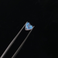 Фигурки для дизайна ногтей «Сердца», объёмные, с блёстками, цвет полупрозрачный/розовый Фигурки для дизайна ногтей «Сердца», объёмные, с блёстками, цвет полупрозрачный/розовый