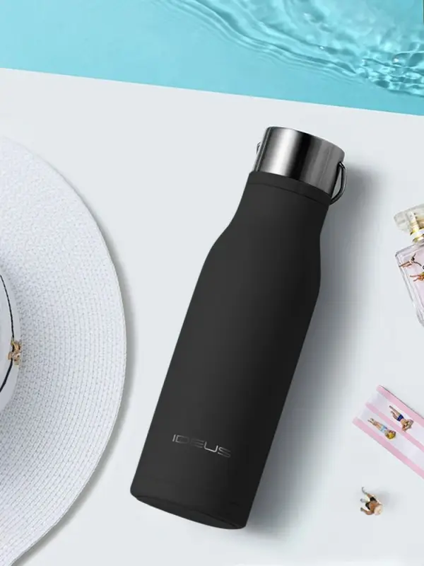 Термобутылка Tabenodo, черная Термобутылка Tabenodo, черная