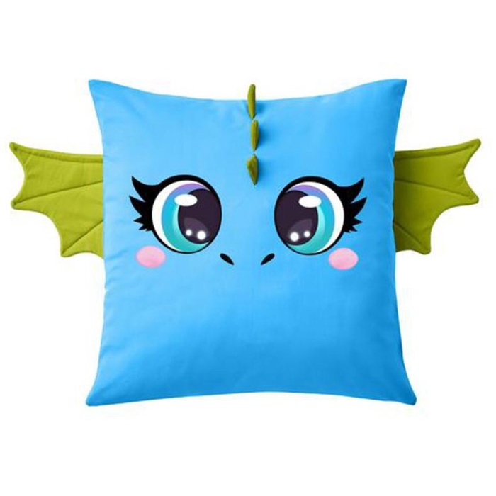 Подушка декоративная Голубой дракоша