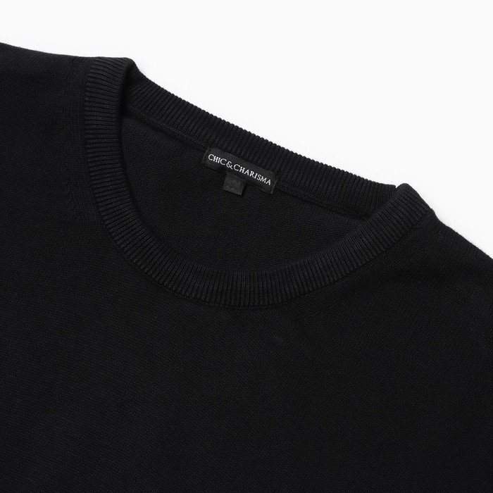 Джемпер мужской, цвет чёрный, размер 48 (L) Джемпер мужской, цвет чёрный, размер 48 (L)