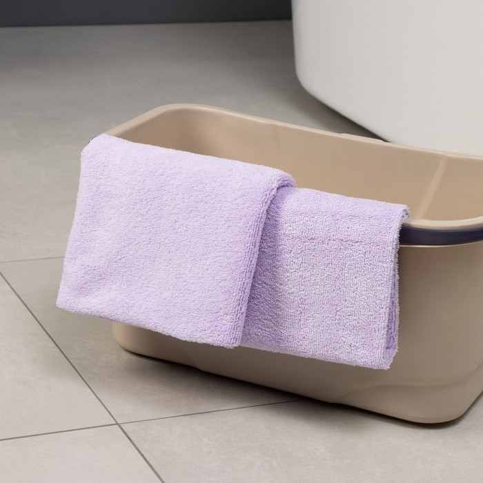 Тряпка для пола Raccoon, 220 г/м², 60×80 см, микрофибра, ультразвуковая обработка края, 2 шт, цвет сиреневый Тряпка для пола Raccoon, 220 г/м², 60×80 см, микрофибра, ультразвуковая обработка края, 2 шт, цвет сиреневый