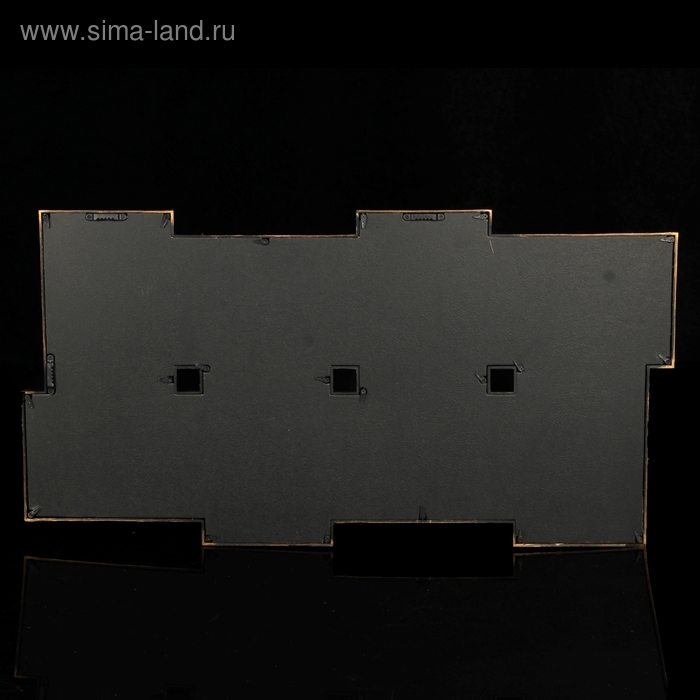 Фоторамка пластик на 8 фото 10х15 см Фоторамка пластик на 8 фото 10х15 см "Герб ажурный" под бронзу 68,5х35 см