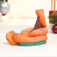 Фигура "Змея большая" красная, 20х15х10см