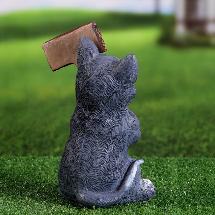 Садовая фигура Садовая фигура "Котёнок Welcome" 12х12х25см